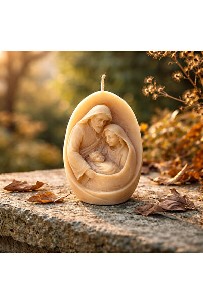 victiny Lumânare cu Chipul lui Hristos in forma de ou pentru sărbătorile pasc...