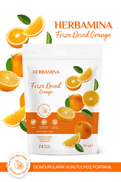 Herbamina Dondurularak Kurutulmuş Portakal - 20 gr