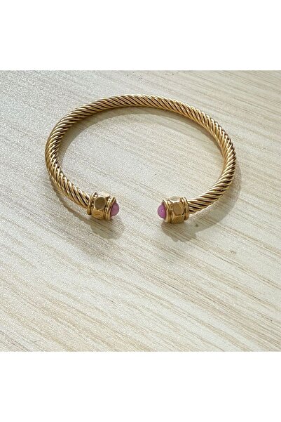 Choice8 58-60mm October 12 Month Color Natural Stone Bracelet Stainless Steel...