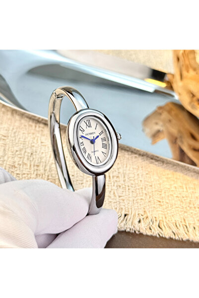 Choice3 Silvery White Elegant Roman Numeral Dial Quadro French Style Ladies Q...