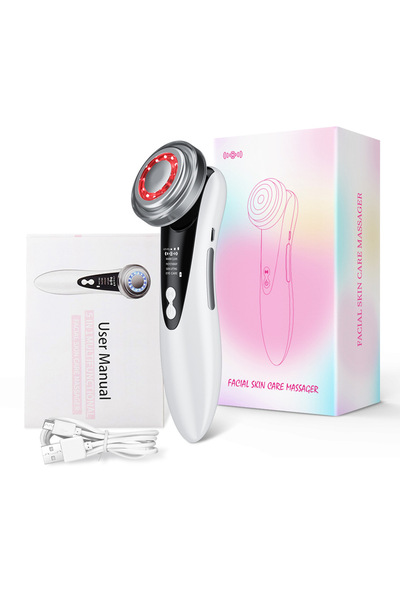 Choice1 WHITE Multifunction Facial Massager 4 in 1 RF EMS Facial Radio Freque...