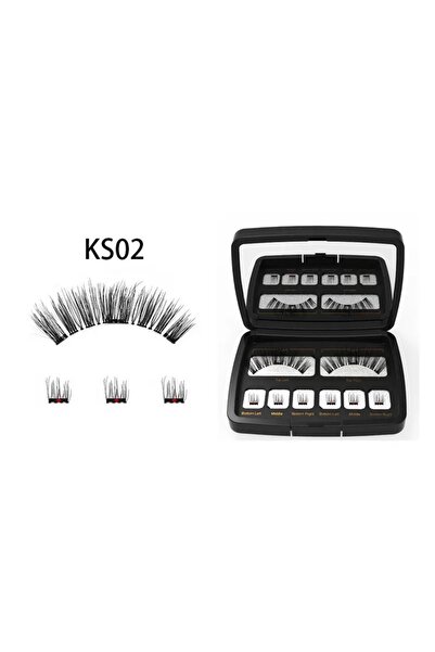 Choice3 KS02 3D Magnetic Eyelashes Natural Soft Reusable Easy To Wear Eyelash...