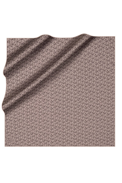 Cacharel Silver 90X90 Silk Twill Scarf