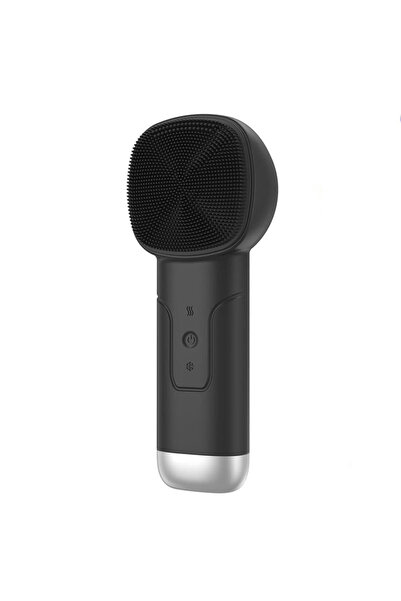 Choice فرشاة تنظيف الوجه الصوتية 6 في 1 سوداء اللون مع وظيفة حراري ، وجهاز تد...