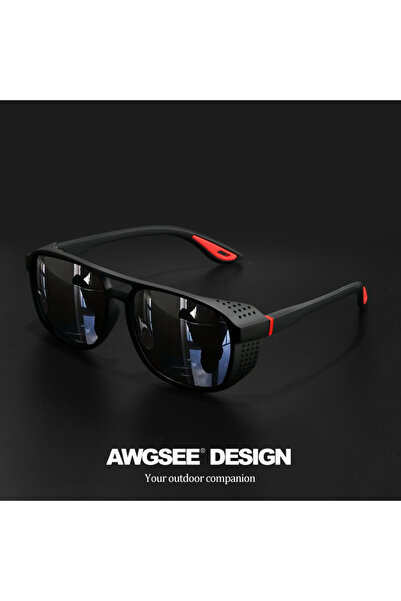 choice2 C2 Red Black Professional Sports Sunglasses - Polarized Windproof UV4...