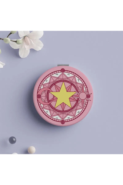 Choice مرآة واحدة مقاس 1 - مرآة دائرية صغيرة من أنمي ساكورا كارد كابتور، مرآة...