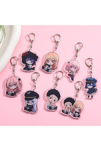 Choice8 5 cm 9 DARLING in the FRANXX Acrylic Keychain Cartoon Character Ornam...