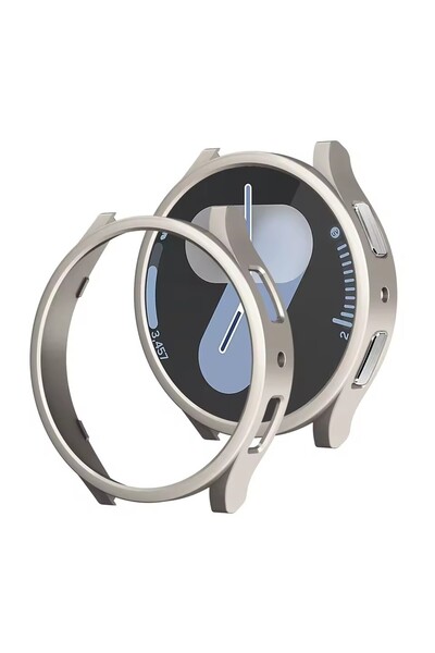 Choice9 غطاء من التيتانيوم والبولي كربونات لساعة جالاكسي 7 مقاس 44 مم، متوافق...