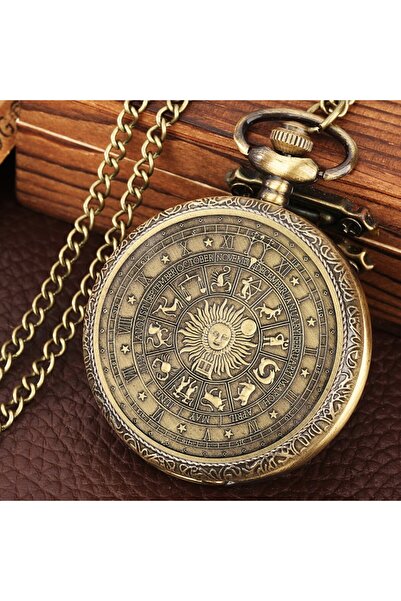 Choice bronze Bronze Vintage Tarot Commemorative Pattern Pket Watch Ctellatio...