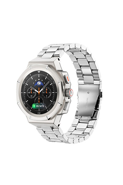 Choice4 طقم تعديل فاخر من التيتانيوم لساعة Galaxy Watch 8 مقاس 46 مم، غطاء لس...