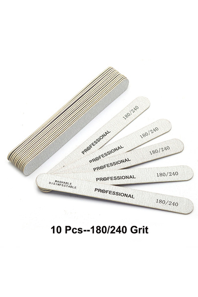 Choice4 10 قطع ZX180-240، 10 قطع/مجموعة، مبارد أظافر خشبية احترافية 100، 180،...