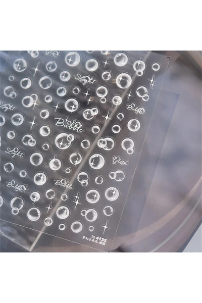 Choice17 قطعة واحدة to4135 ورقة واحدة ملصق أظافر على شكل صدفة مضيئة، ملصق دول...