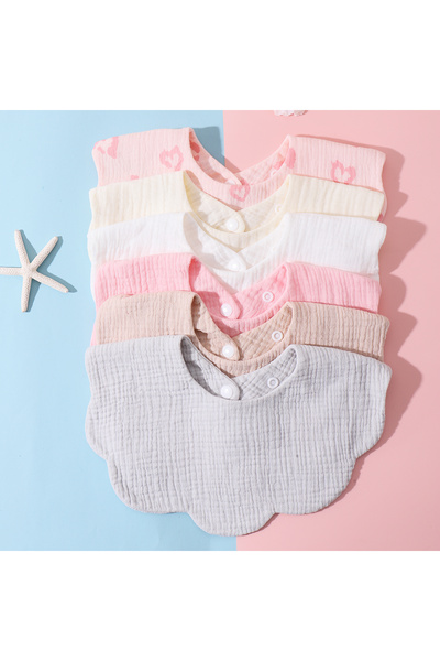 Choice4 نمط 3 عشوائي، 3 قطع مرايل أطفال، مناشف تجشؤ للأطفال، حشوات للرضاعة، م...