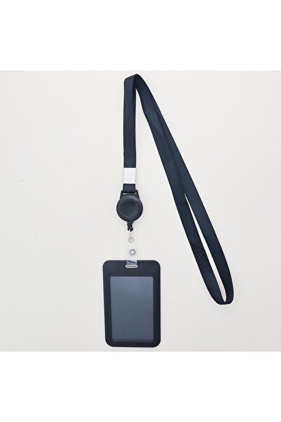 Choice10 بكرة شارة قابلة للسحب بلون أسود نقي، حبل تعليق قابل للسحب للمعلمين م...