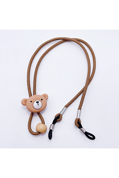 choice2 سلسلة ربط نظارات للأطفال باللون البني، مانع للانزلاق، ملحقات نظارات مرنة