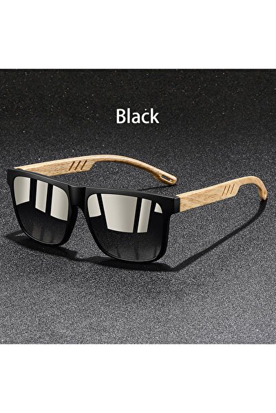 choice2 Black Fashion Vintage Square Square Frame Sunglasses Men Women Fishin...
