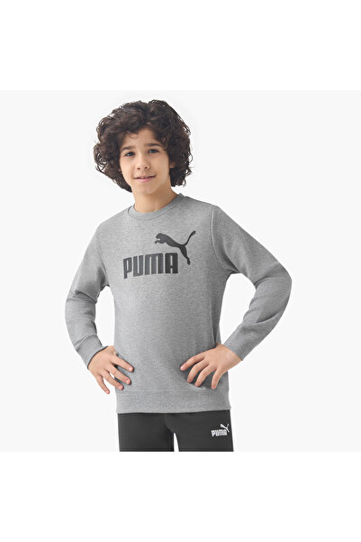 Puma سويت شيرت بطبعة شعار وأكمام طويلة