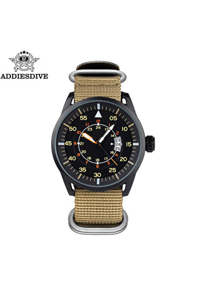 Choice1 ساعة ADDIESDIVE الجديدة للرجال، لون كاكي، ساعة تناظرية، مقاومة للماء ...