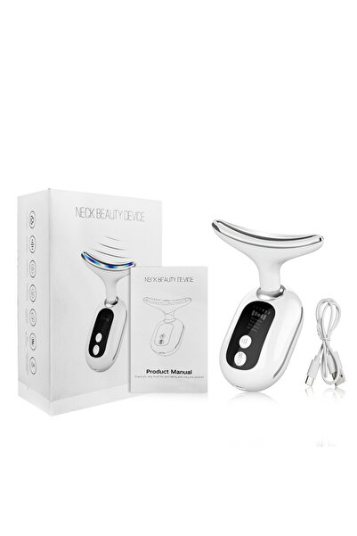 Choice1 White Facial Massager EMS Facial Micrurrent Neck Face Lifting Massage...