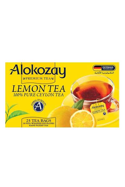 Alokozay كيس ليمون TB 25 قابل للإغلاق الحراري