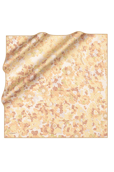 Cacharel Yellow 90X90 Silk Twill Scarf