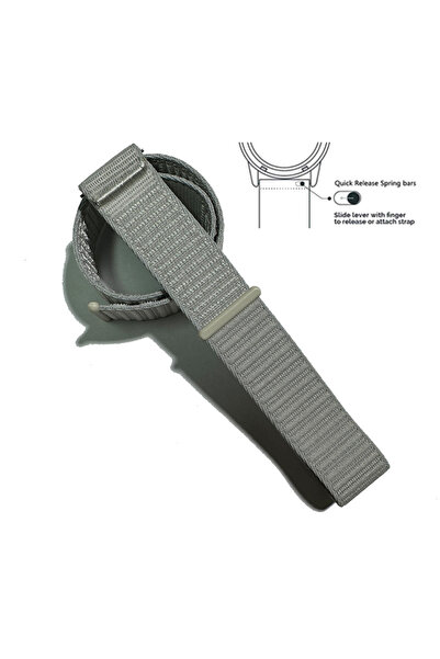 Choice7 حزام نايلون رمادي جديد بتصميم جديد، قابل للتعديل لراحة مثالية، مزود ب...