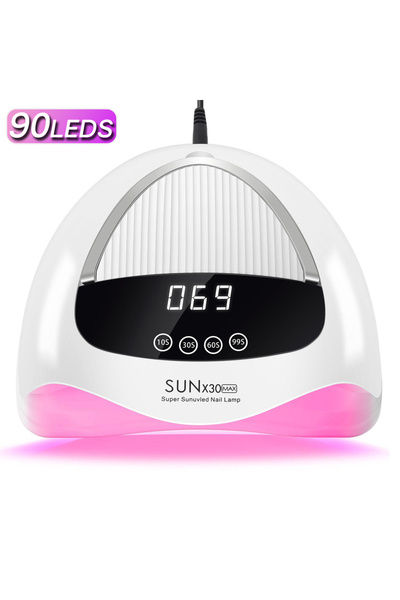 Choice22 EU X30 DianaBeauty 90LEDS LED UV Nail Lamp Dryer For Nails 380W Gel ...