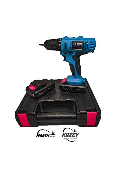 CATPOWER EL ALETLERİ CatPower E5102 20 V Çift Akülü 1.5 Ah Matkap