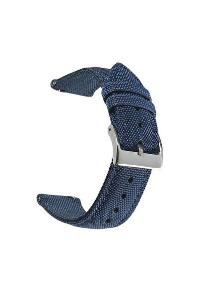 Choice13 سوار ساعة فاخر من قماش الشراع الأزرق، مقاوم للماء، مصنوع من النايلون...