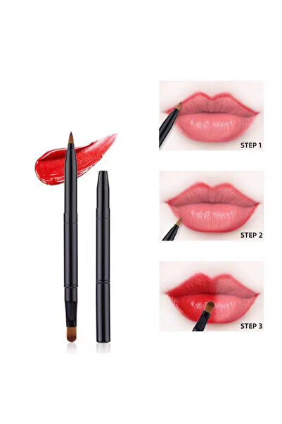 Choice1 Black 1pcs Lip Brush Telesco Lip Brush Double Head Concealer Makeup B...