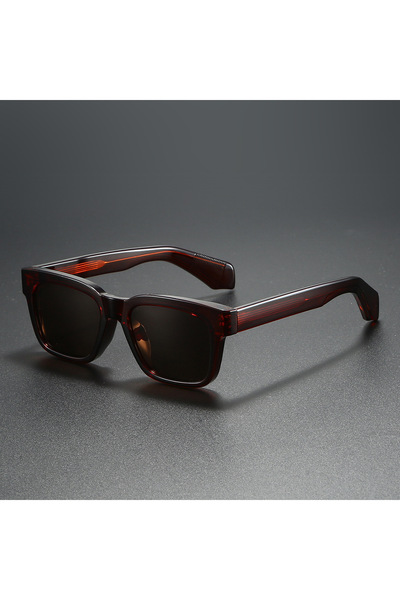 choice2 Brown 2025 Men Sunglasses Polarized Square Glasses for Driving Fishin...