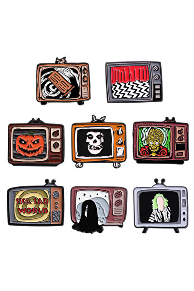 Choice28 Set 23 5-11pcs/set Anime Character Enamel Pins Fantasy Animation Pin...