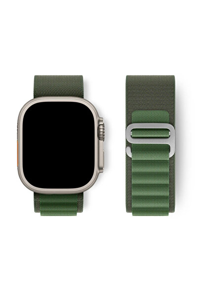 Choice4 42-44-45-49-S10 46mm green 01 Alpine Loop for watch band ultra 2 49mm...