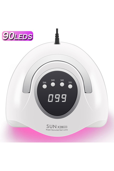 Choice18 EU X28 DianaBeauty 90LEDS LED UV Nail Lamp Dryer For Nails 380W Gel ...