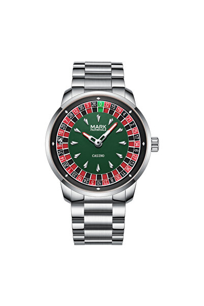 Choice1 ساعة مارك فيرويل 5031 كوارتز رجالية فضية بدون علبة، بتصميم مينا دوار ...