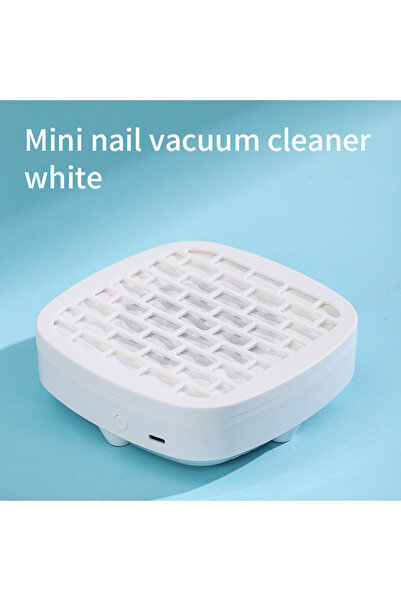 Choice جهاز شفط غبار الأظافر الصغير الأبيض الاحترافي، يعمل بمنفذ USB، مخصص لغ...