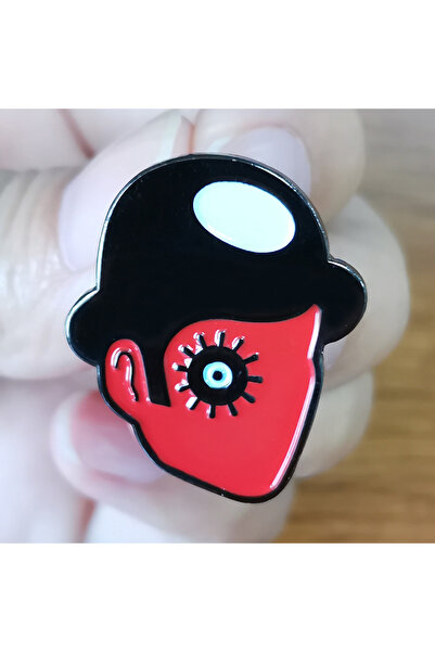 Choice دبابيس بروش معدنية مطلية بالمينا بتصميم كرتوني لـ A Clockwork Orange، ...