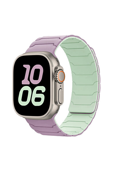 Choice15 سوار ساعة S10 42-38 40 41mm بنفسجي نعناعي لساعة Ultra 2 Band 49mm 45...