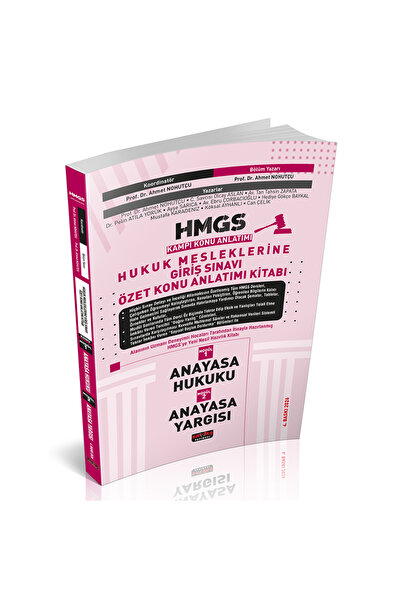 Savaş Yayınevi HMGS Kampı Özet Konu Anlatımı Anayasa Hukuku Anayasa Yargısı S...