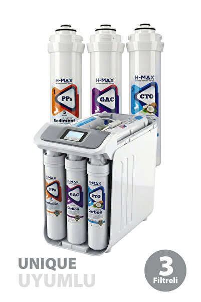 H-MAX Reverse Osmosis System Aura Cebilon Unique Dijital Su Arıtma Cihazı İHL...