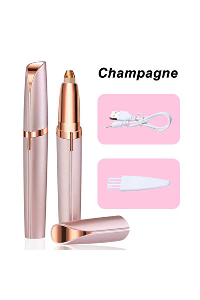 Choice5 أداة تشذيب الحواجب الكهربائية للمبتدئين، لونها شامبانيا، ماكينة تشذيب...