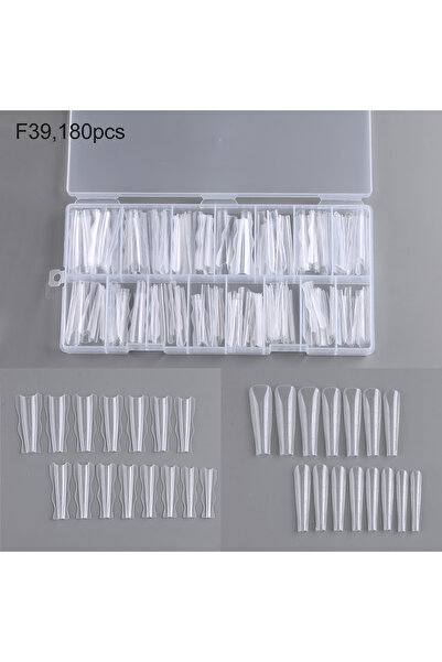 Choice F39 ١٨٠ قطعة قالب جديد لتطويل الأظافر، طبقات مزدوجة، سهل التشكيل، مزيج...