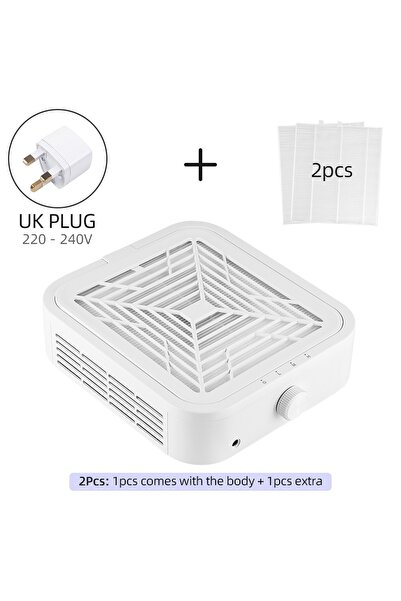 Choice5 قابس بريطاني (220-240 فولت) مكنسة كهربائية قوية بقدرة 120 واط لجمع غب...