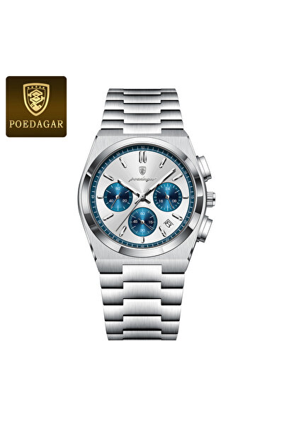 choice2 ساعة يد رجالية فاخرة رياضية من الفولاذ المقاوم للصدأ، مصنوعة من الفول...