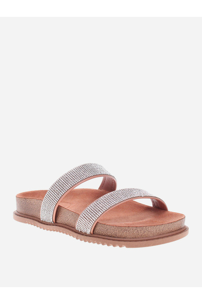 Beira Rio Embellished Flat Sandals