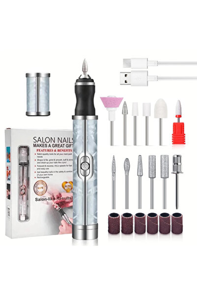 Choice جهاز برد أظافر كهربائي قابل لإعادة الشحن من بلو لولا، مبرد أظافر كهربا...