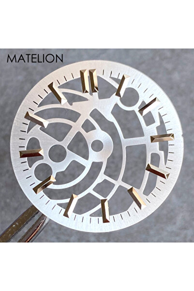 Choice silver Skeleton Watch Dial Hollow out for NH35 NH36 NH38 NH70 NH71 NH7...