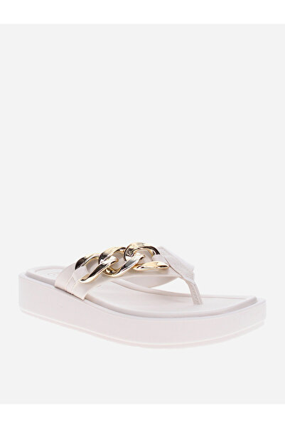 Beira Rio Slip-On Thong Sandals with Metal Accent Detail