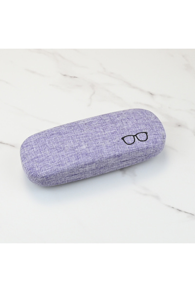 choice2 Purple High Quality Glasses Case For Men Women Linen Cloth Eyeglass C...
