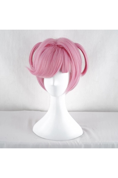 Choice شعر مستعار قصير وردي اللون لشخصية ناتسوكي من لعبة نادي الأدب دوكي دوكي...